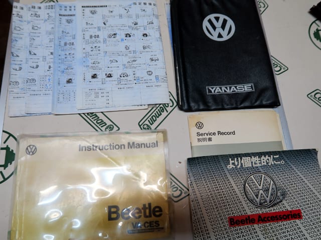 驚きの激安価格 当時物】空冷VW オーナーズ インストラクションマニュアル 脱し アクセサリー