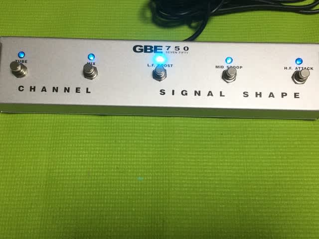 今日のベースアンプはゲンツベンツGBE-750 - 音楽と仲間