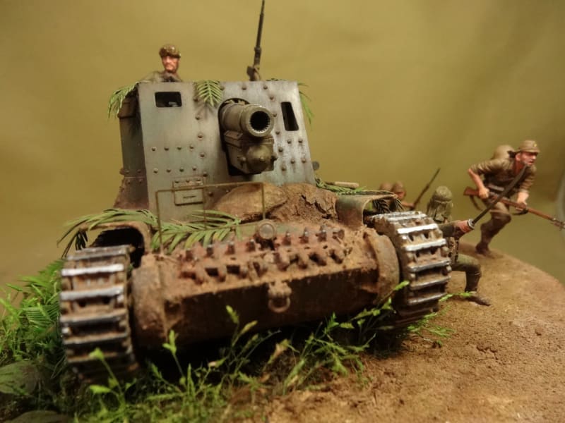 日本陸軍四式自走砲・ホロ ファインモールド1/35（IJA SP GUN