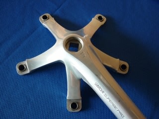 SUNTOUR SUPERBE PRO ピスト用クランク - Kinoの自転車日記 SUNTOUR SUPERBE PRO ピスト用クランク - Kinoの自転車日記