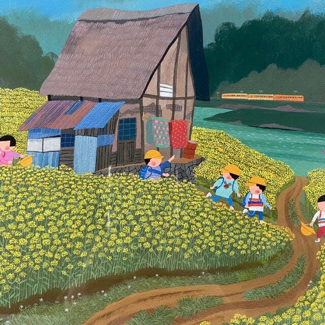 原田泰治～日本のふるさと」～写真と短歌で綴る「世界文化紀行