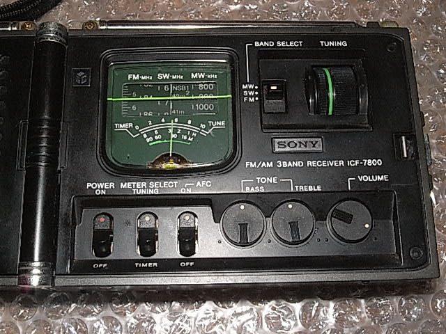 SONY, ICF-7800 - テレビ修理-頑固親父の修理日記 SONY, ICF-7800 - テレビ修理-頑固親父の修理日記