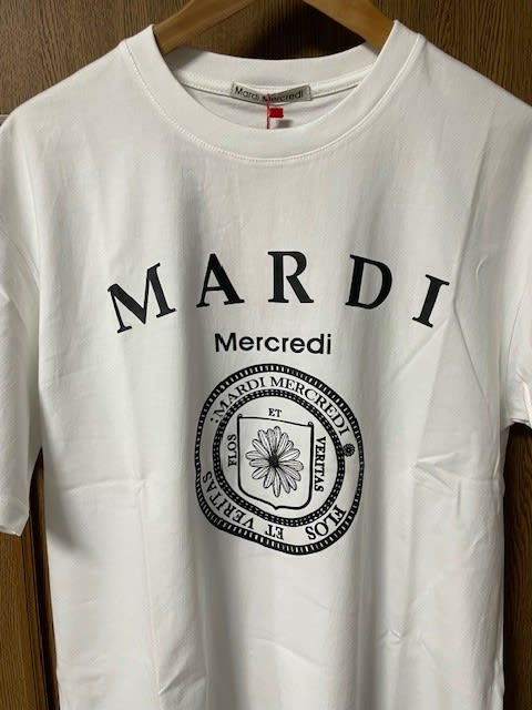 Mardi MercrediのホワイトTシャツ！ - blue deco design lab
