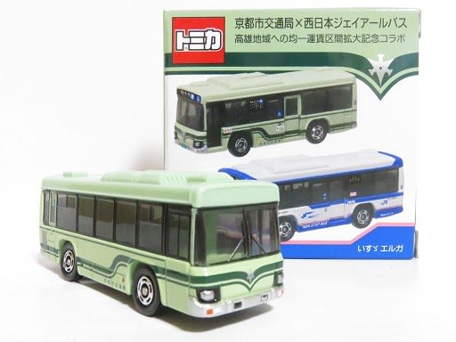 良きバス会社のコラボです☆限定バストミカ 京都市交通局×西日本