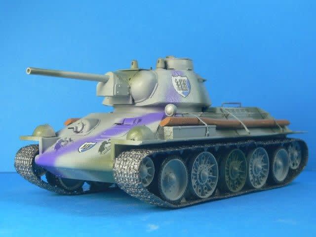 【 開梱 設置?無料 】 継続高校 T34/76（フェイズエリカ仕様） 気分は - 完成です!! 