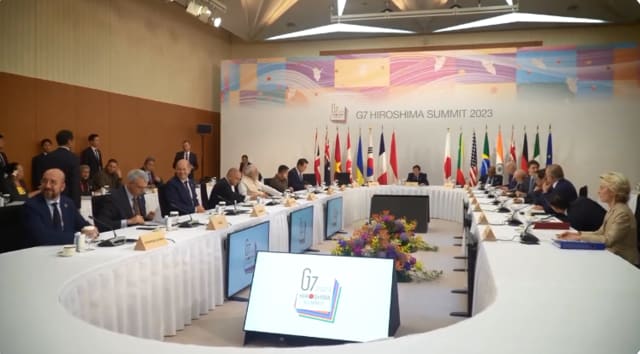 G7広島サミット 国際放送センター(IBC) 検証 岸田首相は G7広島サミット 国際放送センター(IBC) 検証 岸田首相は