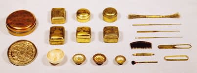 金蒔絵　明治時代位の2段玉手箱 金蒔絵 明治時代位の2段玉手箱 金蒔絵 明治時代位の2