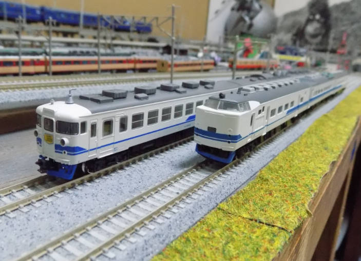 ラウンドハウスの475系新北陸線タイプ - MRFC村井レール ラウンドハウスの475系新北陸線タイプ - MRFC村井レール