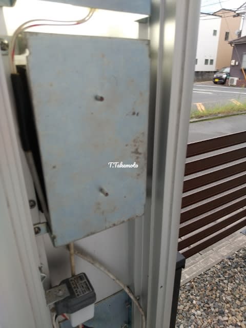 パナソニックのテレビドアホン(WQD1223W)の修理」の巻 パナソニックのテレビドアホン(WQD1223W)の修理」の巻