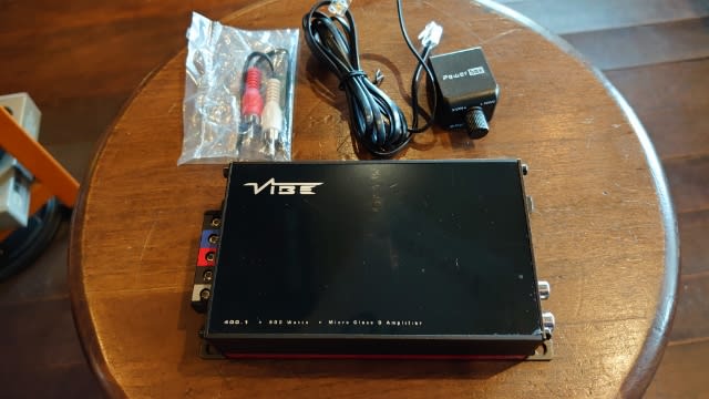 超熱 VIBE モノラル小型アンプ POWERBOXの紹介」 - Car Audio shop カーオーディオ