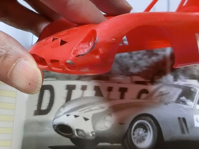 1/24イタレリ改造 フェラーリ250GTO 製作開始 - sportscar graphic