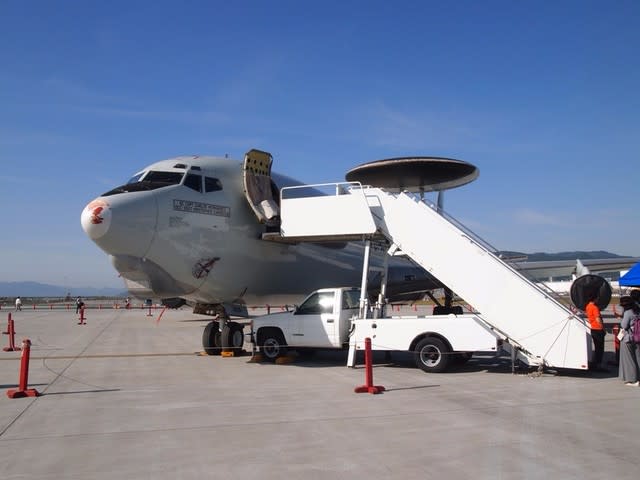 E-3早期警戒管制機(AWACS機)アメリカ空軍 - 観光列車から E-3早期警戒管制機(AWACS機)アメリカ空軍 - 観光列車から