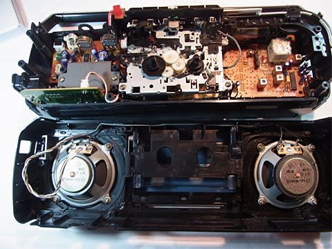 ラジカセの修理、Panasonic RX-FS21 - 黄昏れたフクロウ