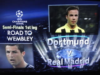 UEFAチャンピオンズリーグ 12/13 準決勝 1st leg ドルトムント