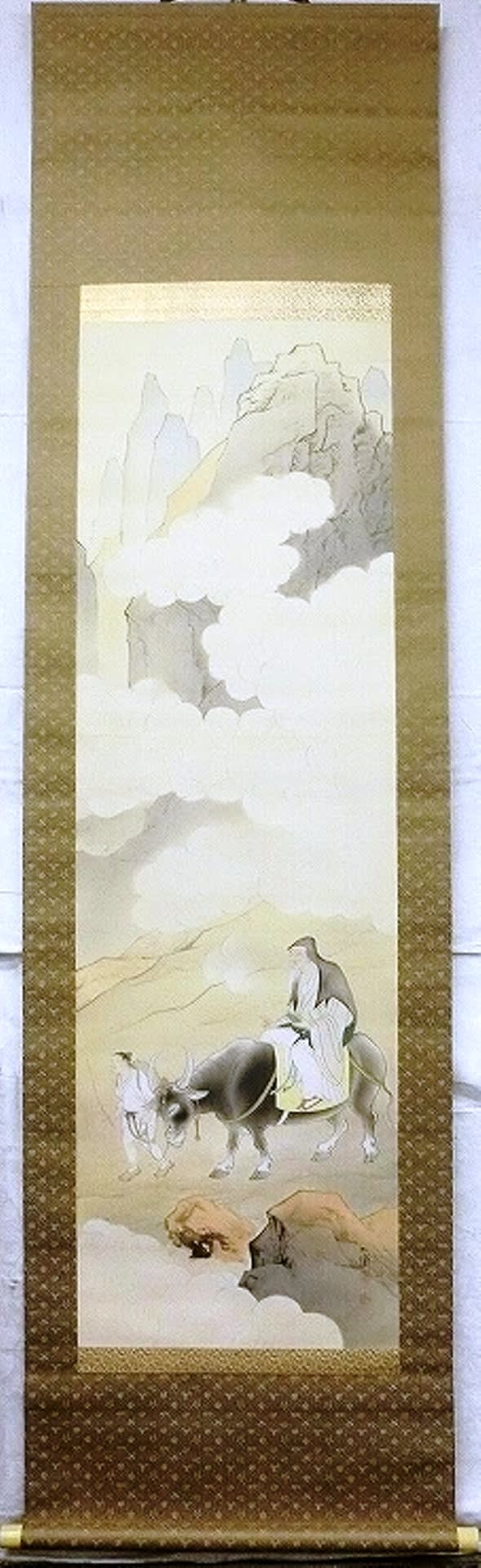 新入荷 忘れ去られた画家 老子出関図 野田九浦筆 その2 - 夜噺骨董談義 絵画