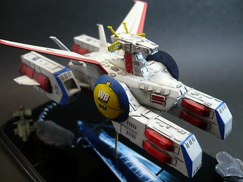 ガンプラ 旧キット 1/2400 ホワイトベース製作③ ついに完成しま