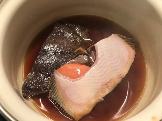 ウメイロのお刺身 浅羽ガレイのお煮付け りぷママごはん