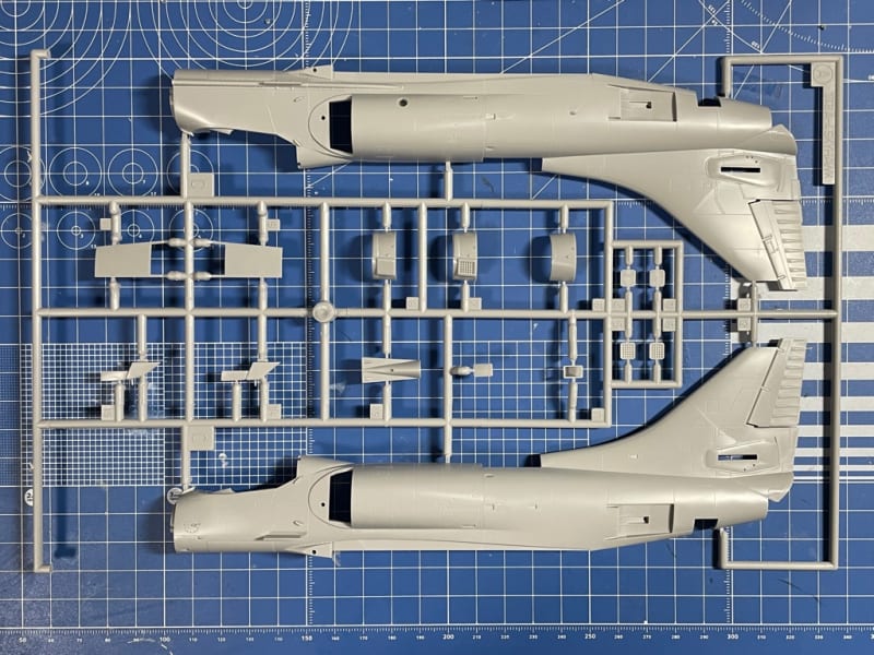 ハセガワ】1/48 A-4M スカイホーク 製作記 No,1“パーツ