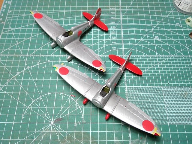 童友社1/72 九六式艦上戦闘機二号二型 製作記 その5 完成報告