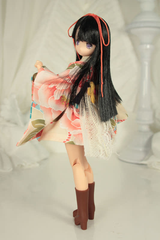1/6ドール・23～25㎝用和風ドレスセット＆1/6カスタムドール