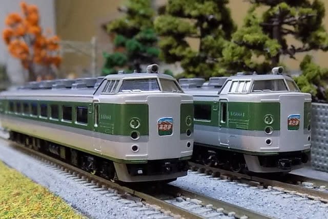TOMIXの92064/92065 JR489系特急電車「あさま」を弄る