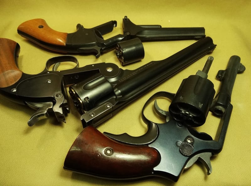 S&W Mod3 スコフィールド(CAW製モデルガン)の再仕上げ(その2 S&W Mod3 スコフィールド(CAW製モデルガン)の再仕上げ(その2