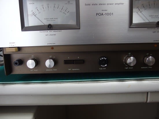 DENON POA-1001その1 - ガラクタな部屋 DENON POA-1001その1 - ガラクタな部屋