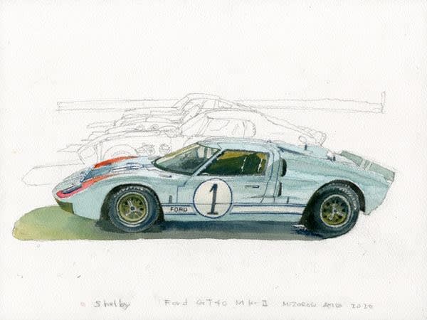 フォード GT40 - 1969 ル・マン勝者 - レース風化 – Amalgam