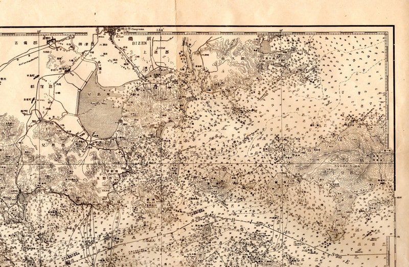 G-176 古地図 海図.備讃瀨戸及備後灘 大正13年~昭和6年 - 新 G-176 古地図 海図.備讃瀨戸及備後灘 大正13年~昭和6年 - 新