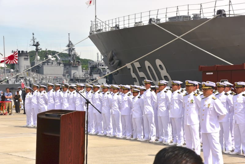 遠洋練習航海出航行事〜平成三十年 海上自衛隊練習艦隊 遠洋練習航海出航行事〜平成三十年 海上自衛隊練習艦隊