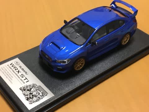 SUBARU WRX STI EJ20 Final  1/43スケールミニカー 1/43 WRX STI EJ20 Final Edition 追加生産決定 – スバル中四国