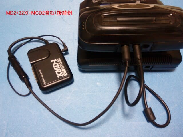 使用機種：セガ メガドライブ2,スーパー32X用[AV変換ケーブル