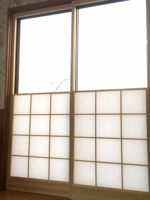 猫間障子 雪見障子 上にも下にも開く障子 - オーダー建具家具 猫間障子 雪見障子 上にも下にも開く障子 - オーダー建具家具