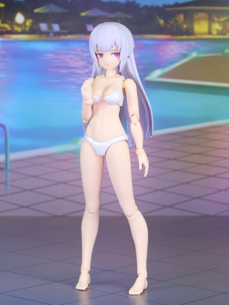 30MS 完成品 シナンジュスタイン装備 ショートカット水着女子
