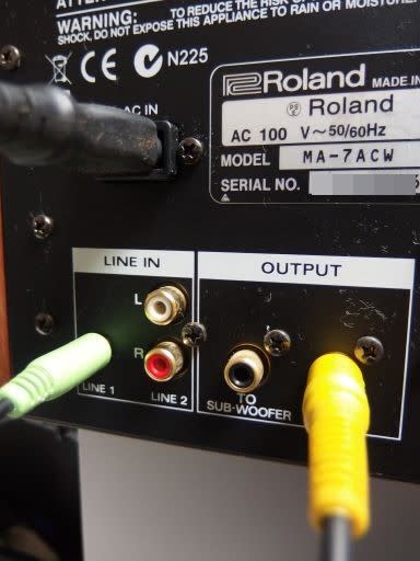 アクティブスピーカー Roland MA-7A - おやぢの暇つぶし by JJ1WGG