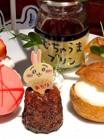 ちいかわカフェ　⑧あのときのデザートタワー　うさぎ　あたり　レア ちいかわカフェ ⑧あのときのデザートタワー うさぎ あたり レア