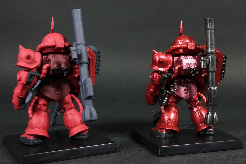 FW GUNDAM CONVERGE シャア専用ザクⅡフル装備[メタリックver