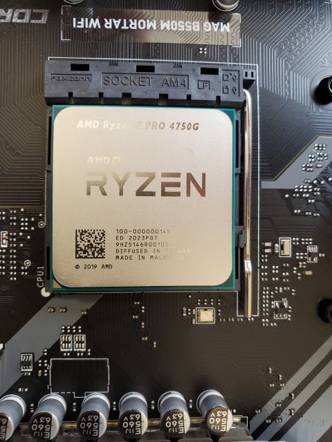 RYZEN7 4750Gを使った自作PC2021～前編・MBはMSI B550M MORTAR WIFI～ - のまゆ