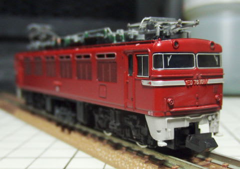 Nゲージ・TOMIX ED76-1000(旧製品)の調整 - G'Sの小部屋ブログ Nゲージ・TOMIX ED76-1000(旧製品)の調整 - G'Sの小部屋ブログ