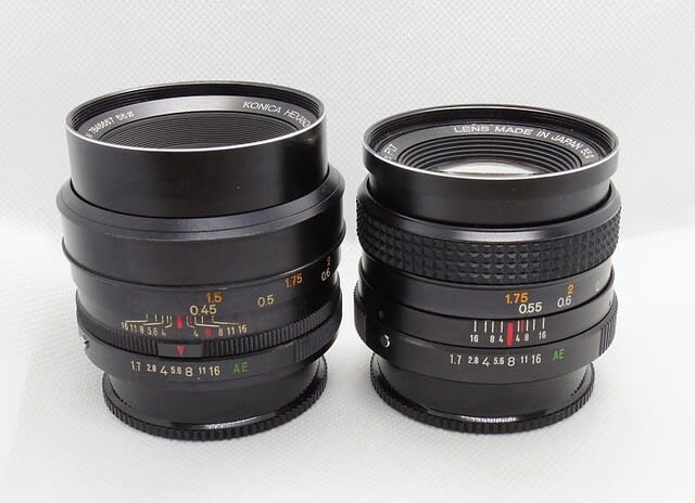 KONICA HEXANON AR 50mm F1.7 ¥3,800（中古 ARマウント オールド