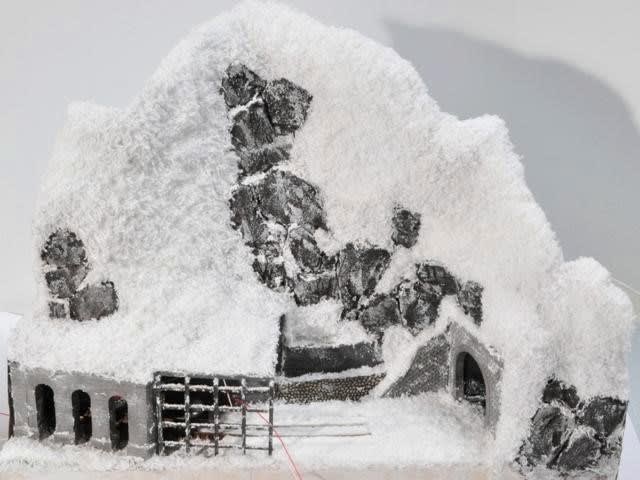 雪景色ジオラマ 制作中 - ふせちゃんのブログ 雪景色ジオラマ 制作中 - ふせちゃんのブログ