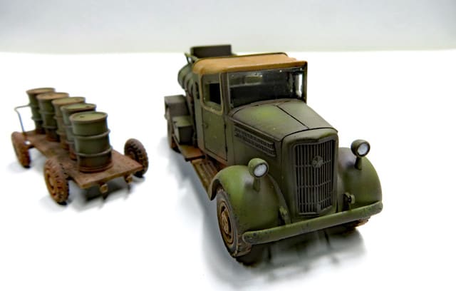 ハセガワ 1/72 日本陸軍 「いすゞ TX-40 燃料補給車」 : 常磐