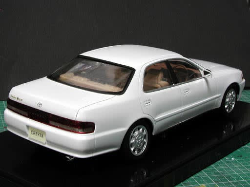 アオシマ トヨタ クレスタ スーパールーセント - What Me Worry? カーモデル製作記