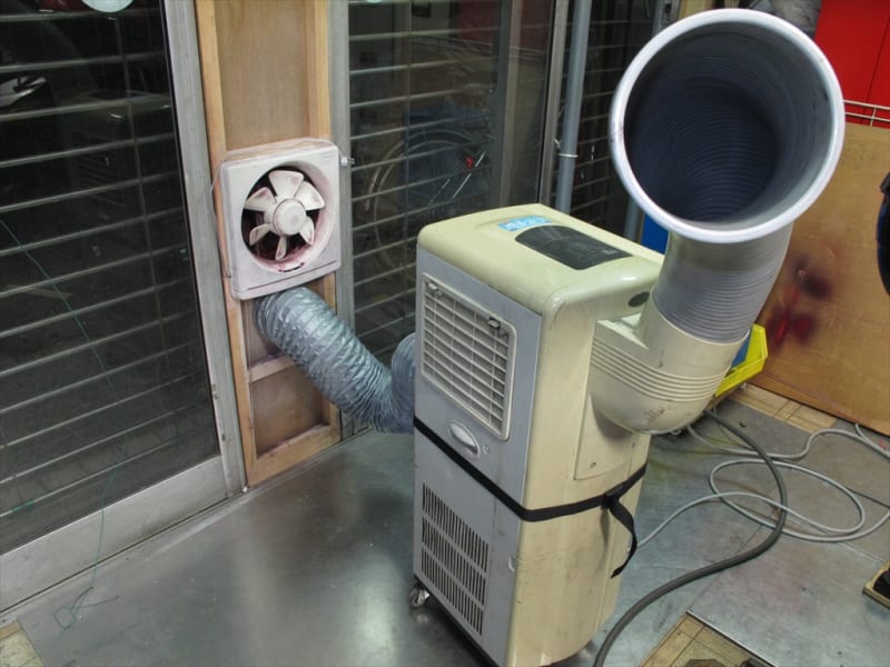 スポットエアコン　ダクトエアコン