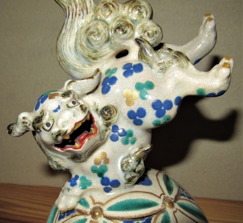 お下げ致しました！獅子の置物！６０年前に購入致しました！ 遅