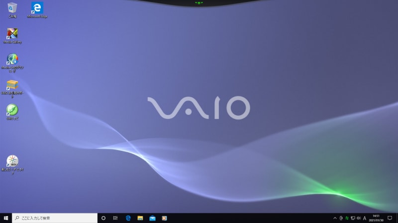 SONY VIO VPCL118FJ をWindows10にアップグレード NVIDIA