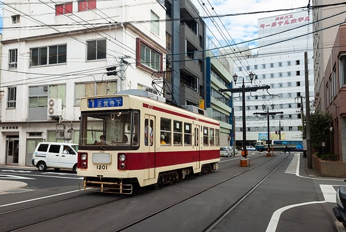 偉大な 2019年・2020年の物です】長崎の電車が走る風景 ☆鉄道 カレンダー 