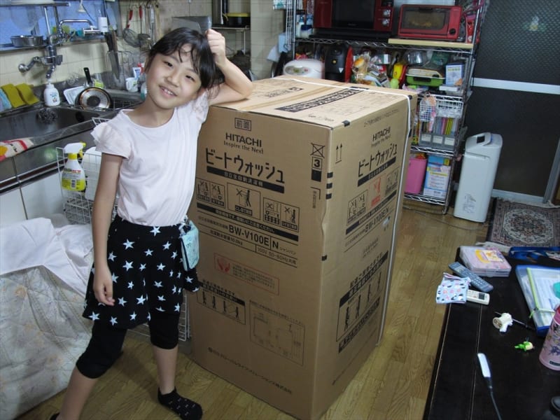 日立の洗濯機 ビートウォッシュ（BW-V100E）とついでに洗濯槽を