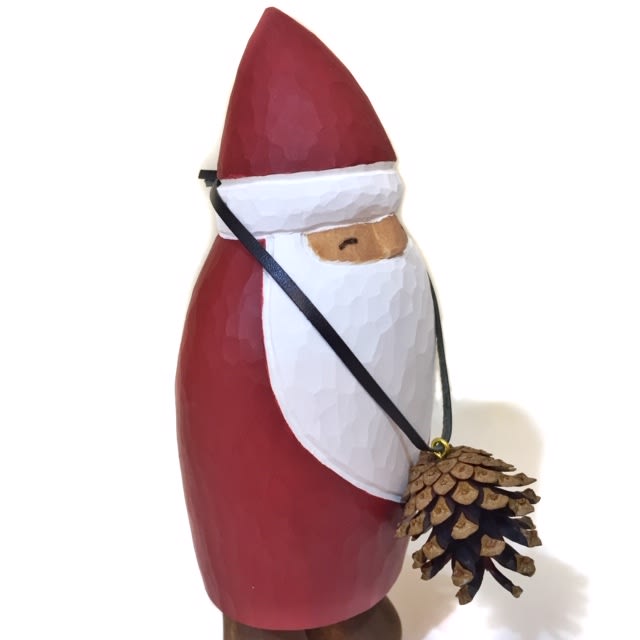 うぃるびぃ工房 木製のサンタクロースとスノーマンとクリスマス