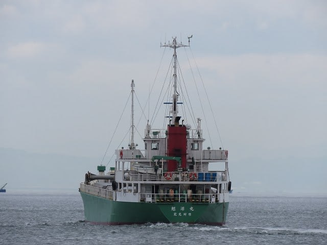 小説キャナルタウン 97 三菱重工神戸造船所の重量物の出荷風景